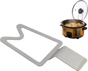 Slow Cooker Lid Holder Fit for Crockpo-t, Slow Cooker Lid Holder Fits Various Lids Sizes, Space-Saving & Heat Resistant Kitchen Organizer (COLOR:Silver) Slow Cooker Lid Holder Fit for Crockpo-t, Slow Cooker Lid Holder Fits Various Lids Sizes, Space-Saving & Heat Resistant Kitchen Organizer (COLOR:Silver)