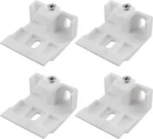 4PCS Pleated and Cellular Shades Headrail Support Bracket Clip Mount Bracket Holder for Wide Beam Folding Blinds 4PCS Pleated and Cellular Shades Headrail Support Bracket Clip Mount Bracket Holder for Wide Beam Folding Blinds