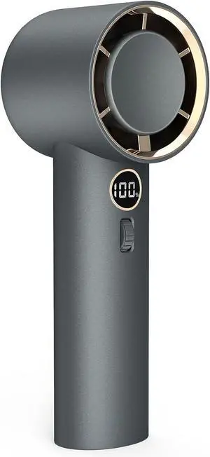 Portable Handheld Fan, 5000mAh Personal Turbo Fan, Grey Portable Handheld Fan, 5000mAh Personal Turbo Fan, Grey