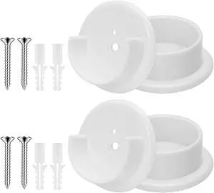 4 Pcs Plastic Closet Rod Holders,1-3/8" Wardrobe Tube Rail Support Bracket 4 Pcs Plastic Closet Rod Holders,1-3/8" Wardrobe Tube Rail Support Bracket