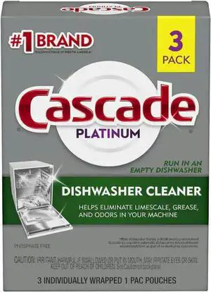 Cascade Platinum Dishwasher Cleaner, 3 count Cascade Platinum Dishwasher Cleaner, 3 count