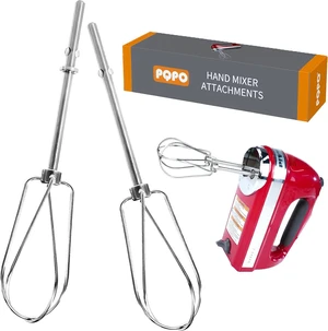 2 Pcs Hand Mixer Beaters Stainless Steel Attachments Compatible with kitchenAid Hand Mixer KHM512MY0, KHM512OB0, KHM512PK0, Hand Mixer Replacement Attachments 2 Pcs Hand Mixer Beaters Stainless Steel Attachments Compatible with kitchenAid Hand Mixer KHM512MY0, KHM512OB0, KHM512PK0, Hand Mixer Replacement Attachments
