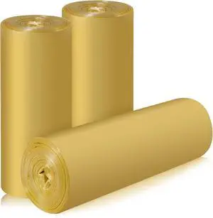 4 Gallon/60pcs Small Garbage Bags,Small Trash Bags,Gold 4 Gallon/60pcs Small Garbage Bags,Small Trash Bags,Gold