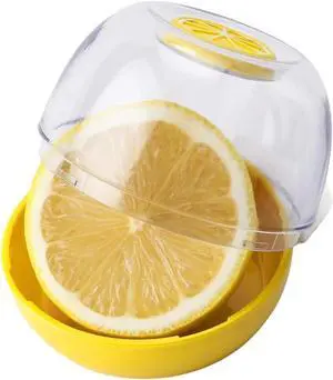 Joie Fresh Flip Pod Lemon Storage Container For Leftover Half of Lemon Joie Fresh Flip Pod Lemon Storage Container For Leftover Half of Lemon