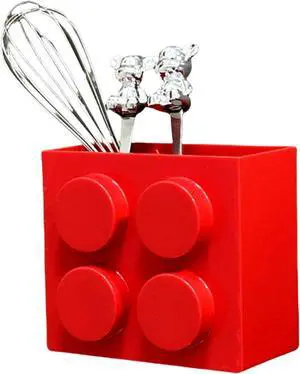 Magnetic Basket Organizer for Fridge - Lego-Style ABS Plastic Storage Box, No Drill Design for Kitchen Counter, Microwave & Whiteboard, Holds Up to 3.5 lbs (Red) Magnetic Basket Organizer for Fridge - Lego-Style ABS Plastic Storage Box, No Drill Design for Kitchen Counter, Microwave & Whiteboard, Holds Up to 3.5 lbs (Red)