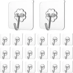 Adhesive Hooks for Hanging,Heavy Duty Wall Hooks 20 Pack,Sticky Ceiling Adhesive Hooks for Hanging,Heavy Duty Wall Hooks 20 Pack,Sticky Ceiling