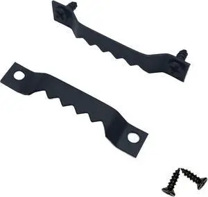 50 Pack Small Metal Sawtooth Picture Hangers with Screws (Black) 50 Pack Small Metal Sawtooth Picture Hangers with Screws (Black)
