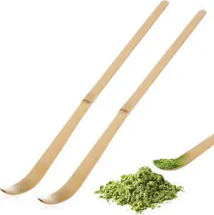 2 Pcs Brown Bamboo Matcha Scoop Japanese Chashaku Hooked Green Tea Spoon Japanese Bamboo Matchas Scoop Traditional Tea Ceremony Spoon for Matcha and Coffee Espresso Teas Accessories 2 Pcs Brown Bamboo Matcha Scoop Japanese Chashaku Hooked Green Tea Spoon Japanese Bamboo Matchas Scoop Traditional Tea Ceremony Spoon for Matcha and Coffee Espresso Teas Accessories