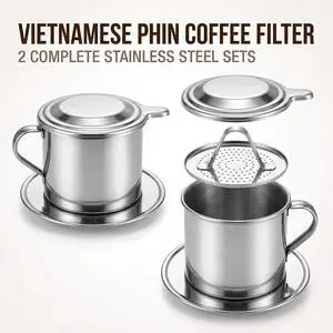 Silver Vietnamese Coffee Filter Stainless Steel Coffee Pot Drip Infuse Cup Brewing Teapot No Need Paper Drip Coffee Pot Machine Filter Silver Vietnamese Coffee Filter Stainless Steel Coffee Pot Drip Infuse Cup Brewing Teapot No Need Paper Drip Coffee Pot Machine Filter
