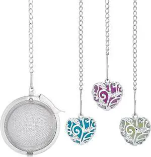 UNICRAFTALE 6Pcs Loose Tea Infuser Stainless Steel Loose Leaf Tea Ball Mesh Tea Strainer with Crystal Rhinestone Pendants and Heart Luminous Stone for Brew Tea, Spices & Seasoning UNICRAFTALE 6Pcs Loose Tea Infuser Stainless Steel Loose Leaf Tea Ball Mesh Tea Strainer with Crystal Rhinestone Pendants and Heart Luminous Stone for Brew Tea, Spices & Seasoning