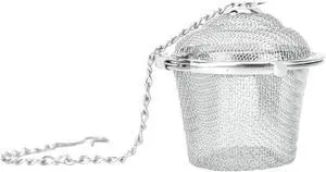 Stainless Steel Seasoning Ball, Herbal Filter, Soup Seasonings Seperation Basket Infuser Filter, Tea Strainer Mesh Ball with Chain (M) Stainless Steel Seasoning Ball, Herbal Filter, Soup Seasonings Seperation Basket Infuser Filter, Tea Strainer Mesh Ball with Chain (M)