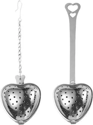 Stainless Steel Tea Infuser for Loose Leaf Teas, Tea Ftrainer for Brew Tea, Spices & Seasonings, Stainless Steel Loose Leaf Teas Steeper with Corks,6.1 x 1.2 inch Stainless Steel Tea Infuser for Loose Leaf Teas, Tea Ftrainer for Brew Tea, Spices & Seasonings, Stainless Steel Loose Leaf Teas Steeper with Corks,6.1 x 1.2 inch