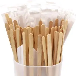200PCS 5.5 in Individually Wrapped in Paper Wooden Coffee Stirrers, A+++Level Smooth Rounded Edges Wood Sticks for Daily Use or Other DIY Craft Design (200pcs) 200PCS 5.5 in Individually Wrapped in Paper Wooden Coffee Stirrers, A+++Level Smooth Rounded Edges Wood Sticks for Daily Use or Other DIY Craft Design (200pcs)