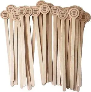 100 Pack Coffee Stirrers Disposable Wooden Coffee Stir Sticks with Round Ends,Disposable Environmentally Friendly Biodegradable Cafe Grade Beverage Stir Sticks for 6 Inch Coffee Milk Cocktail Tea 100 Pack Coffee Stirrers Disposable Wooden Coffee Stir Sticks with Round Ends,Disposable Environmentally Friendly Biodegradable Cafe Grade Beverage Stir Sticks for 6 Inch Coffee Milk Cocktail Tea