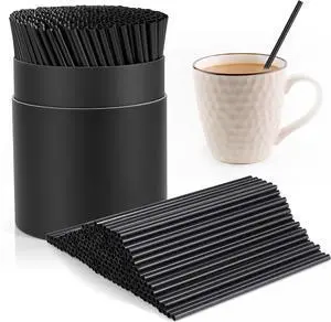 300 Pcs Black Heavy Duty Coffee Stirrers Cocktail Straws and Holder Set,5" Long 0.16" Diameter Plastic Disposable Coffee Stir Sticks Bar Cocktail Straws Accessories Restaurant Kitchen Party Supplies 300 Pcs Black Heavy Duty Coffee Stirrers Cocktail Straws and Holder Set,5" Long 0.16" Diameter Plastic Disposable Coffee Stir Sticks Bar Cocktail Straws Accessories Restaurant Kitchen Party Supplies