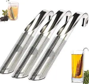 3PCS Stainless Steel Tea Diffuser & Strainers, Long-handle Filters for Loose Leaf Tea, Coffee, Spices 3PCS Stainless Steel Tea Diffuser & Strainers, Long-handle Filters for Loose Leaf Tea, Coffee, Spices
