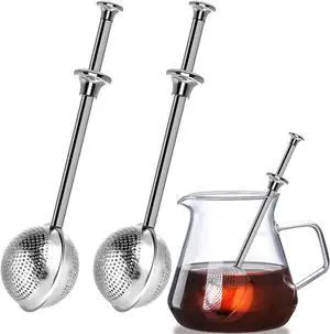 2pack Tea Ball, tea infuser for loose leaf tea, tea strainers for loose tea, stainless steel tea strainer, loose leaf tea steeper, easy clean, tea fine mesh strainer reusable 2pack Tea Ball, tea infuser for loose leaf tea, tea strainers for loose tea, stainless steel tea strainer, loose leaf tea steeper, easy clean, tea fine mesh strainer reusable