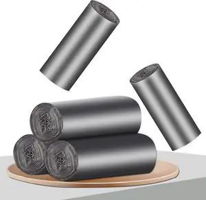 Small Trash Bag, 2 to 2.6 Gallon / 10 Liter Dark Gray Garbage Bags, 100 Count Small Trash Bag, 2 to 2.6 Gallon / 10 Liter Dark Gray Garbage Bags, 100 Count
