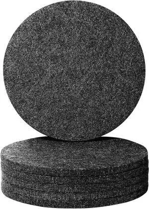 Urbanstrive 6 PCS Coasters, Eco-Friendly 100% Biodegradable Absorbent Felt Coasters for Drinks Bar Home, 4 Inch (Black Round) Urbanstrive 6 PCS Coasters, Eco-Friendly 100% Biodegradable Absorbent Felt Coasters for Drinks Bar Home, 4 Inch (Black Round)