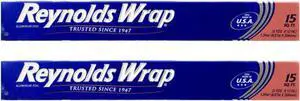 Reynolds Aluminum Foil 1 Roll, 15 SqFt Reynolds Aluminum Foil 1 Roll, 15 SqFt