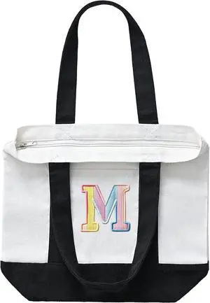 Mini Canvas Tote Bag with Pockets, 12oz Small Tote Bag with Zipper Mini Canvas Tote Bag with Pockets, 12oz Small Tote Bag with Zipper