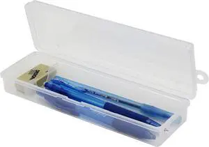 Creative Hobbies® Clear Polypropylene Mini Storage Box with Hinged Lid & Snap Closure - For Pencils, Pens, Drill Bits, Office Supplies, Organization, Tool Box and More! (1) Creative Hobbies® Clear Polypropylene Mini Storage Box with Hinged Lid & Snap Closure - For Pencils, Pens, Drill Bits, Office Supplies, Organization, Tool Box and More! (1)