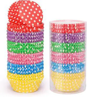 Standard Cupcake Liners 450 Count, Cute Polka Dots Paper Baking Cups Food Grade Disposable Cupcake Wrappers Rainbow Muffin Cups for Wedding Birthday Tea Party Baking Supplies Standard Cupcake Liners 450 Count, Cute Polka Dots Paper Baking Cups Food Grade Disposable Cupcake Wrappers Rainbow Muffin Cups for Wedding Birthday Tea Party Baking Supplies