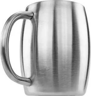 Southern Homewares Stainless Double Wall Steel Beer Coffee Desk Mug Smooth 14-Ounce - SH-10156 Southern Homewares Stainless Double Wall Steel Beer Coffee Desk Mug Smooth 14-Ounce - SH-10156