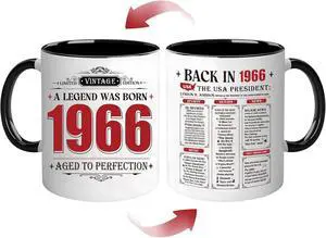 60th Birthday Gifts for Men, 1966 Birthday Vintage Mug Gifts for Men, 60 Year Old Birthday Gifts for Dad Husban 60th Birthday Gifts for Men, 1966 Birthday Vintage Mug Gifts for Men, 60 Year Old Birthday Gifts for Dad Husban