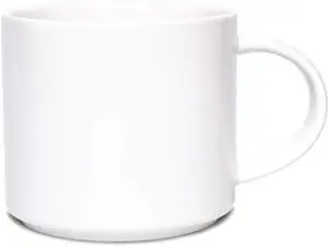 Bosmarlin Matte Ceramic Coffee Mug for Office and Home, 13 oz, Suitable for Dishwasher and Microwave(White, 1) Bosmarlin Matte Ceramic Coffee Mug for Office and Home, 13 oz, Suitable for Dishwasher and Microwave(White, 1)