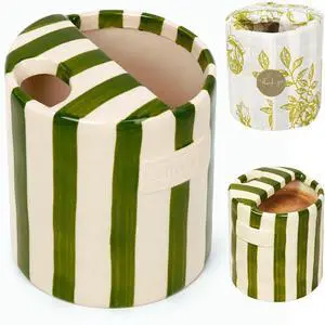 Coffee Mug Espresso Cup 10oz Ceramic Coffee Mugs Porcelain Coffee Cup Hand-Painted Striped Art Multiple Use for Kitchen, Dining-Green Coffee Mug Espresso Cup 10oz Ceramic Coffee Mugs Porcelain Coffee Cup Hand-Painted Striped Art Multiple Use for Kitchen, Dining-Green