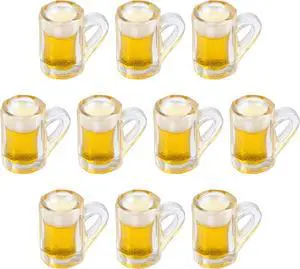 AUEAR, Lovely Plastic Beer Cup Mug Model Mugs Cups (10 Pieces) AUEAR, Lovely Plastic Beer Cup Mug Model Mugs Cups (10 Pieces)