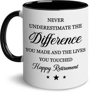 WHIDOBE Retirement Gifts For Men, Women - Gift For Retirement - Happy Retirement - Retired Mug - Going Away Gifts for Boss, Manager, Coworkers, Colleague - Goodbye, Farewell, Coworkers Leaving WHIDOBE Retirement Gifts For Men, Women - Gift For Retirement - Happy Retirement - Retired Mug - Going Away Gifts for Boss, Manager, Coworkers, Colleague - Goodbye, Farewell, Coworkers Leaving