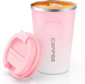 CS COSDDI 12 oz Coffee mug - Stainless Steel Coffee Cup with Leakproof Lid CS COSDDI 12 oz Coffee mug - Stainless Steel Coffee Cup with Leakproof Lid
