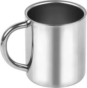 CABAX 7oz / 210ml Mug, Double Walled Coffee Mug with Handle, Stainless Steel Shatterproof Tea Cups for Kids Camping Mugs, Pack of 1 CABAX 7oz / 210ml Mug, Double Walled Coffee Mug with Handle, Stainless Steel Shatterproof Tea Cups for Kids Camping Mugs, Pack of 1