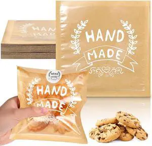 Fuyoooo 50 Bakery Bags With Window Small Brown Bakery Bags Kraft Paper Bakery Treat Bags and Handmade Stickers for Cookie Chocolate Donut Snacks Bread Sandwich Dessert (5.5 x 5.5 Inch) Fuyoooo 50 Bakery Bags With Window Small Brown Bakery Bags Kraft Paper Bakery Treat Bags and Handmade Stickers for Cookie Chocolate Donut Snacks Bread Sandwich Dessert (5.5 x 5.5 Inch)