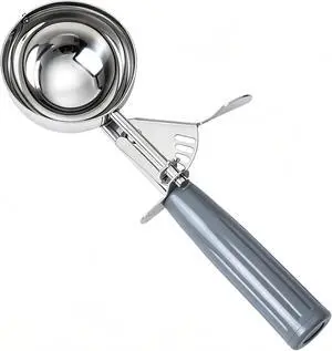 Fayomir 4 oz Scoop, Large Ice Cream Scoop with Trigger, #8 Portion Scoop, Muffin Scoop, Gray Handle, Food Scoop for Ice Cream, Muffin, Cupcake Batter, Mashed Potato, Cookie Dough Fayomir 4 oz Scoop, Large Ice Cream Scoop with Trigger, #8 Portion Scoop, Muffin Scoop, Gray Handle, Food Scoop for Ice Cream, Muffin, Cupcake Batter, Mashed Potato, Cookie Dough