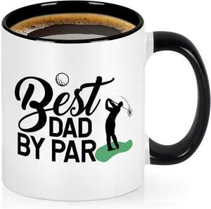 YHRJWN Golf Gifts for Dad, Golf Gifts for Men, Best Dad Coffee Mug, Father's Day Birthday Gift, Father's Day Gift from Daughter Son, Funny Daddy Mug by Par, 11 Oz YHRJWN Golf Gifts for Dad, Golf Gifts for Men, Best Dad Coffee Mug, Father's Day Birthday Gift, Father's Day Gift from Daughter Son, Funny Daddy Mug by Par, 11 Oz