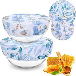 2 Large Reusable Beeswax Bowl Covers for Bread Proofing, 10/12 Inch Elastic Beeswax Wraps Cotton Cloth Sourdough Bowl Covers for Proofing Baskets, Mixer Bowls, Food Storage Containers 2 Large Reusable Beeswax Bowl Covers for Bread Proofing, 10/12 Inch Elastic Beeswax Wraps Cotton Cloth Sourdough Bowl Covers for Proofing Baskets, Mixer Bowls, Food Storage Containers
