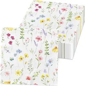 40Pcs Colorful Wildflower Napkins Paper Floral Napkins Flower Napkins Wildflower Party Decorations Butterfly Napkins Spring Paper Napkins Tea Party Napkins for Party Wedding Dinner Kitchen Bathroom 40Pcs Colorful Wildflower Napkins Paper Floral Napkins Flower Napkins Wildflower Party Decorations Butterfly Napkins Spring Paper Napkins Tea Party Napkins for Party Wedding Dinner Kitchen Bathroom