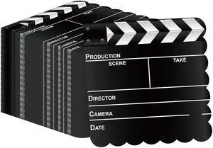 50Pcs Movie Night Scalloped Paper Napkins 50Pcs Movie Night Scalloped Paper Napkins