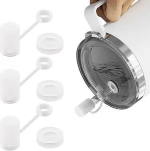 3 Sets Silicone Leak Proof Kit Compatible for YETI Straw Cup 3 Sets Silicone Leak Proof Kit Compatible for YETI Straw Cup