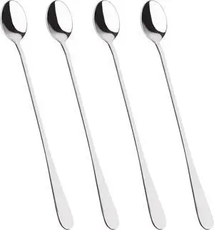 KTOJOY 4 Pcs Stainless Steel Cocktail Stirring Spoons 9 inch Coffee Stirrers Ice Tea Spoon Stainless Steel Cocktail Stirring Spoons KTOJOY 4 Pcs Stainless Steel Cocktail Stirring Spoons 9 inch Coffee Stirrers Ice Tea Spoon Stainless Steel Cocktail Stirring Spoons