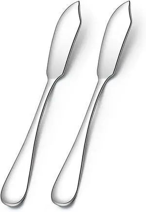 AOOSY Stainless Steel Butter Knives, Cheese Knives, Butter Spreader for Kitchen Restaurant Party,Set of 2 AOOSY Stainless Steel Butter Knives, Cheese Knives, Butter Spreader for Kitchen Restaurant Party,Set of 2