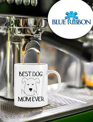 BLUE RIBBON Mothers Day Gifts, Best Mom Ever Coffee Mug for Mothers, 11 oz BLUE RIBBON Mothers Day Gifts, Best Mom Ever Coffee Mug for Mothers, 11 oz