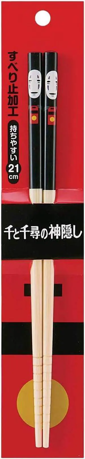 Spirited Away Bamboo Chopstick -Anti-Slip Grip for Ease of Use - Authentic Japanese Design - Lightweight, Durable and Convenient - No-Face Spirited Away Bamboo Chopstick -Anti-Slip Grip for Ease of Use - Authentic Japanese Design - Lightweight, Durable and Convenient - No-Face