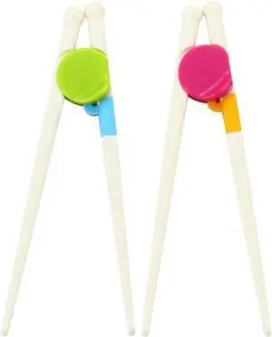 PandaEar 2 Pairs Kids Training Chopsticks, Reusable Dishwasher Safe PandaEar 2 Pairs Kids Training Chopsticks, Reusable Dishwasher Safe