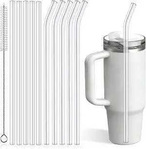 PROOCI 10-Pack 12" Reusable Straws for Stanley & Yeti 30oz-40oz Cup Tumbler PROOCI 10-Pack 12" Reusable Straws for Stanley & Yeti 30oz-40oz Cup Tumbler