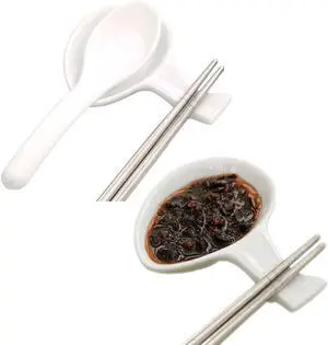 6 Pcs Chinese Fine Porcelain Chopsticks Spoon Fork Rest Holder Knife Holder (Set of 6) 6 Pcs Chinese Fine Porcelain Chopsticks Spoon Fork Rest Holder Knife Holder (Set of 6)