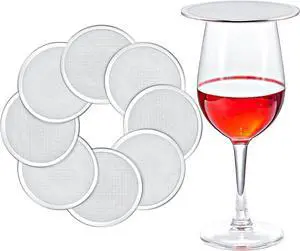 Stainless Steel Drink Covers Wine Glass Cover for Outdoors Stainless Steel Drink Covers Wine Glass Cover for Outdoors